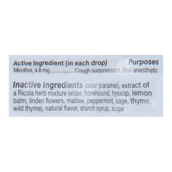 Ricola - Cough Drop Original Herb - Case of 8-21 CT