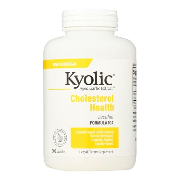 Kyolic - Aged Garlic Extract Cholesterol Formula 104 - 300 Capsules - Image 2
