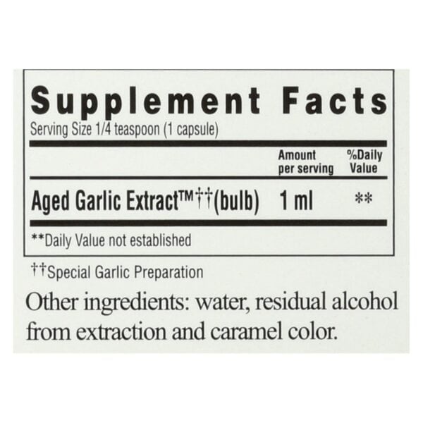 Kyolic - Liquid Aged Garlic Extract - 2 oz - Image 2