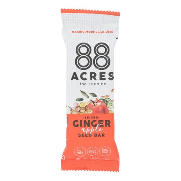 88 Acres - Bars - Apple and Ginger - Case of 9 - 1.6 oz. - Image 2