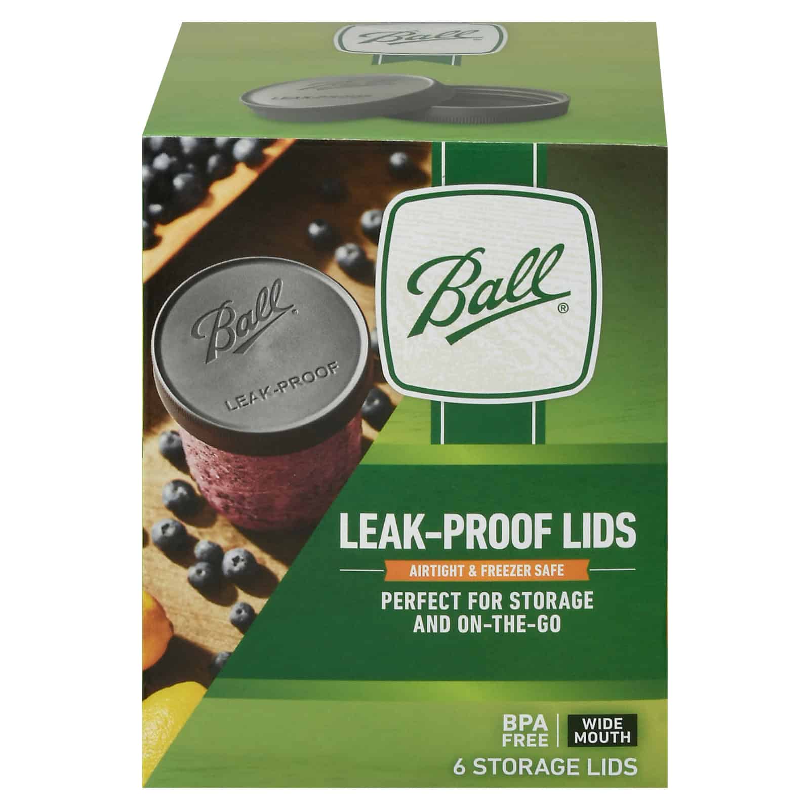 Ball Canning - Storage Lid Leak-proof Wm - Case of 6 - 6 Count