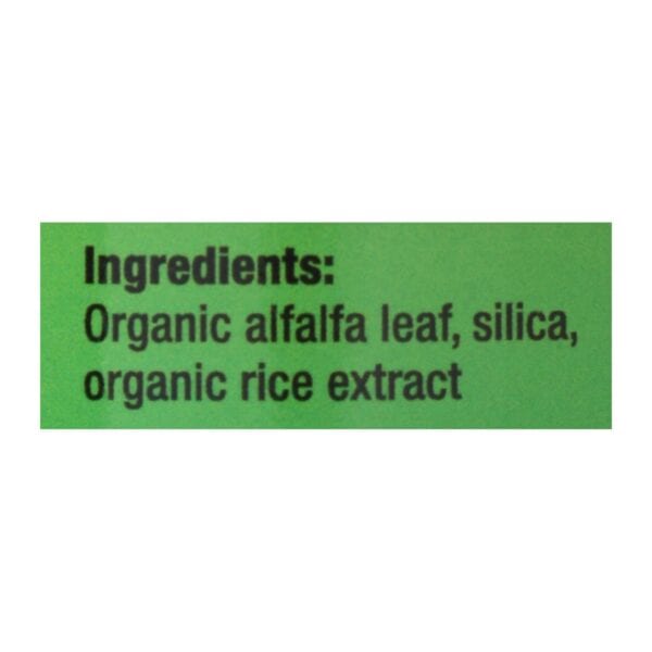 Pines International Alfalfa - Organic - Tablets - 500 Tablets - Image 2