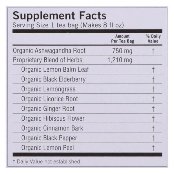 Yogi - Tea Elbry Lemon Blm Imm - Case of 6-16 BAG - Image 2