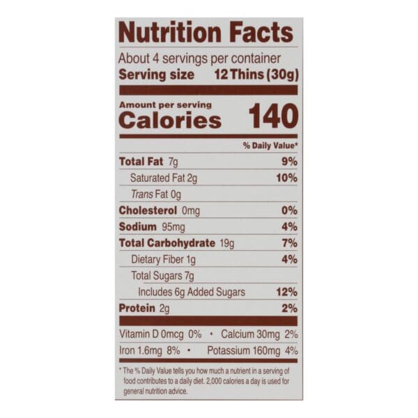 Simple Mills - Sweet Thins Chocolate Brownie - Case of 6-4.25 OZ - Image 2