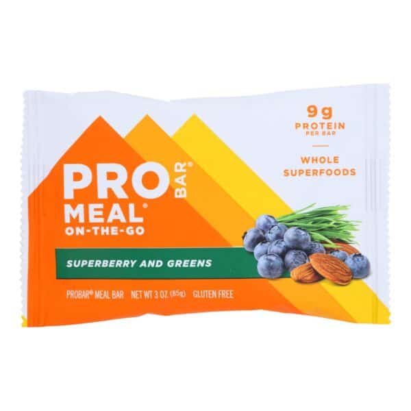 Probar Bar Organic Superberry Bar - Case of 12 - 3 oz - Image 2