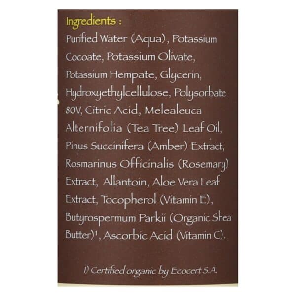 Dr. Woods Facial Cleanser - Tea Tree - 8 oz - Image 2