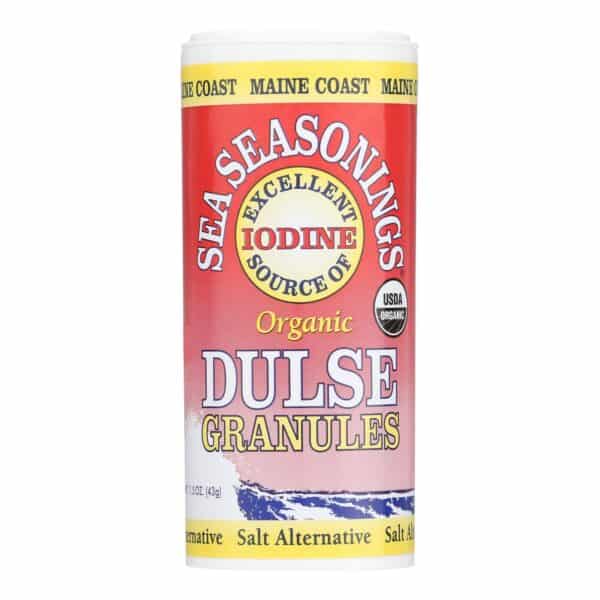 Maine Coast Organic Sea Seasonings - Dulse Granules - 1.5 oz Shaker - Image 3