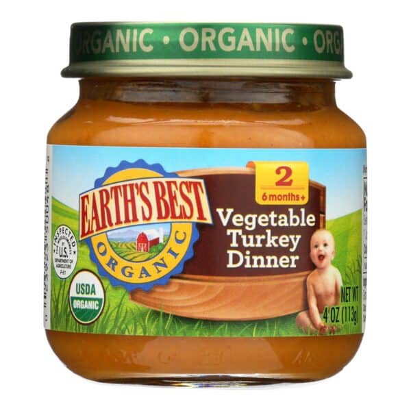 Earth's Best - Bby Food Og2 Veg Trky Dnr - CS of 10-4 OZ - Image 2