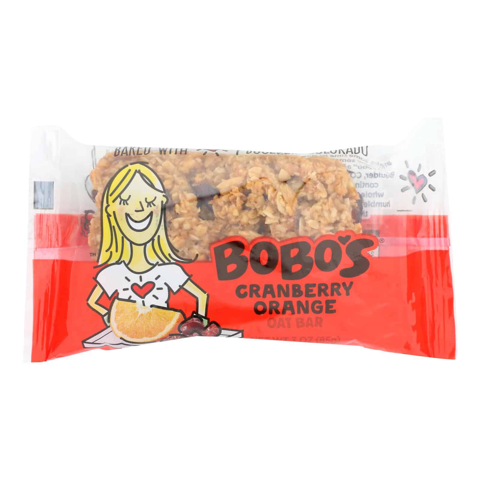 Bobo's Oat Bars - All Natural - Cranberry Orange - 3 oz Bars - Case of 12 - Image 3