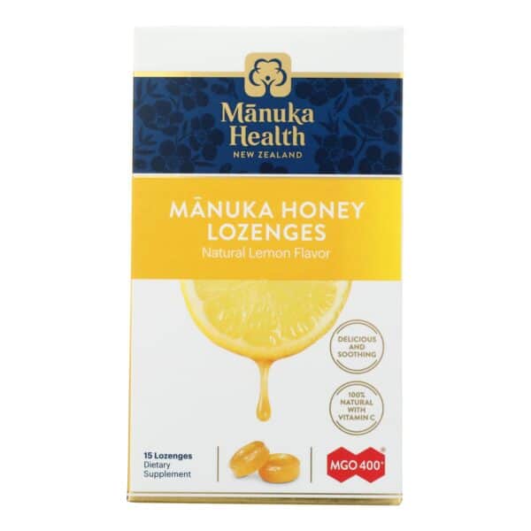 Manuka Health - Loz Honey Mgo 400+ Lemon - 1 Each -15 Count - Image 3