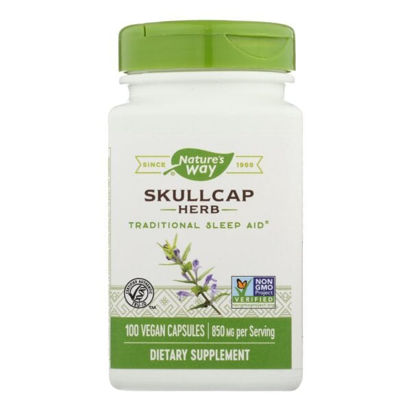 Nature's Way - Scullcap Herb - 100 Capsules