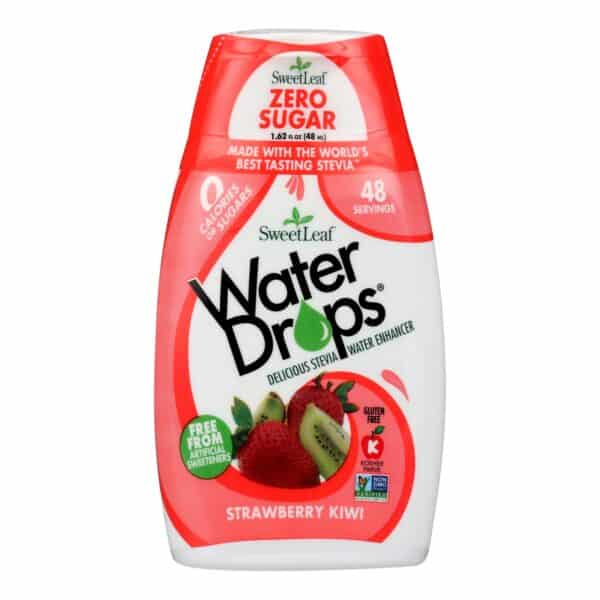 Sweet Leaf Water Drops - Strawberry Kiwi - 1.62 fl oz - Image 3