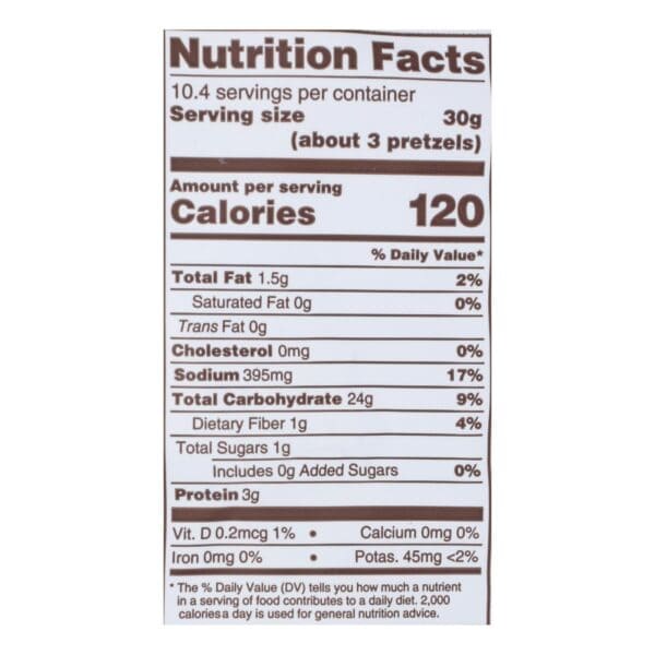 Unique Pretzels - Splits - Extra Dark - Case of 12 - 11 oz.