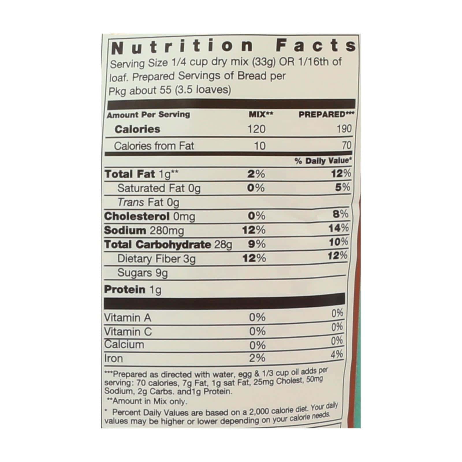 Pamela's Products - Bread Mix - Case of 3 - 4 lb. - Image 2