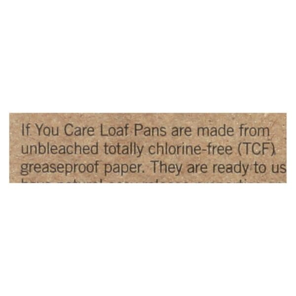 If You Care Loaf Baking Pans - Case of 6 - 4 Count - Image 2