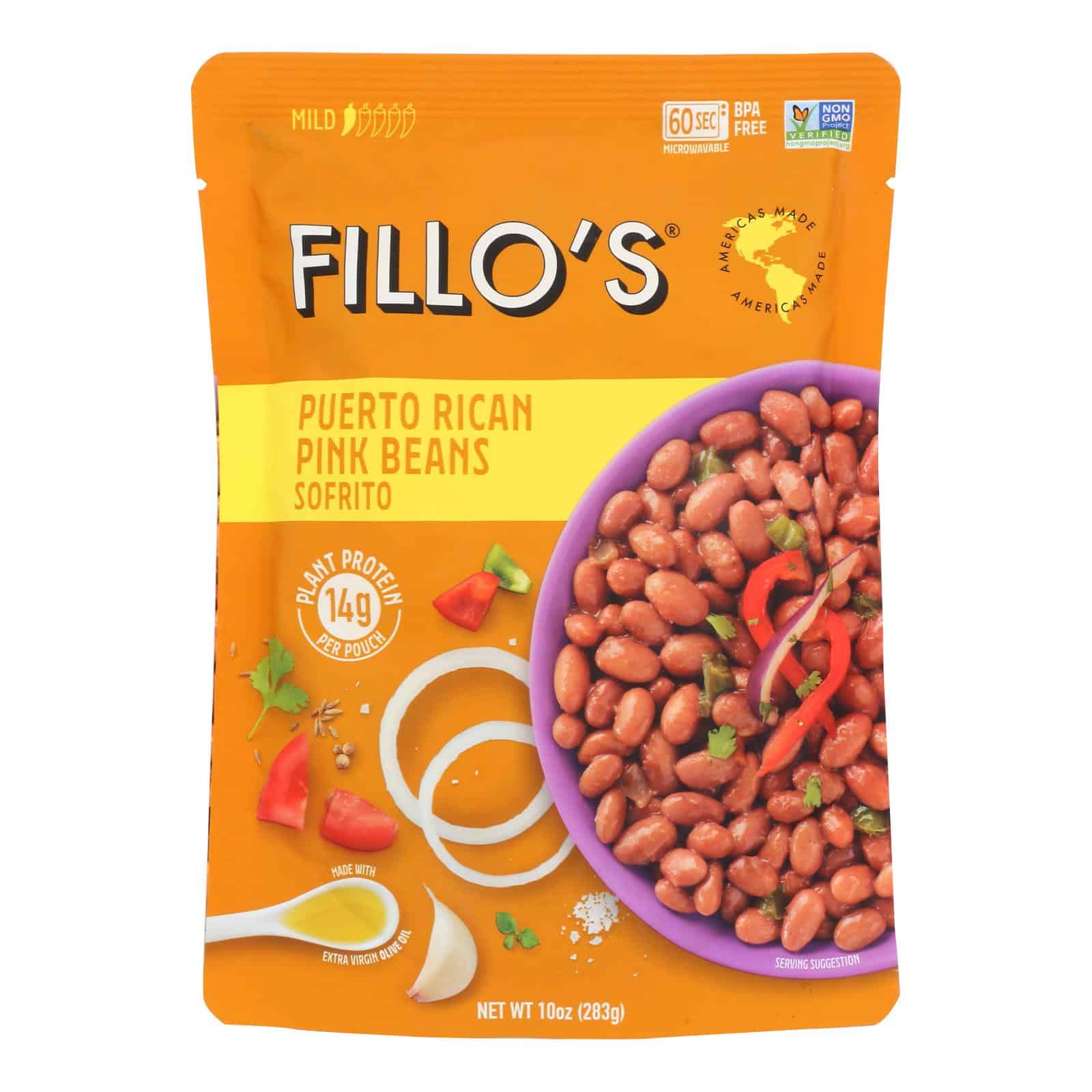 Fillo's Beans - Puerto Rican Pink Beans - Case of 6 - 10 oz. - Image 2