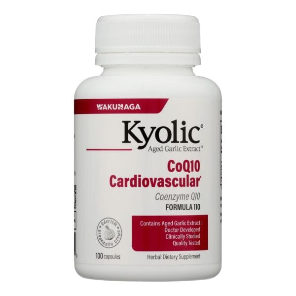 Kyolic - Aged Garlic Extract CoQ10 Formula 110 - 100 Capsules - Image 3