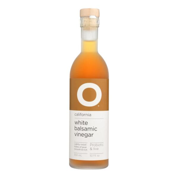 O Olive Oil California White Balsamic Vinegar - Case of 6 - 10.1 FZ - Image 2