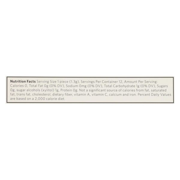 Xylichew Gum - Peppermint - Counter Display - 12 Pieces - 1 Case