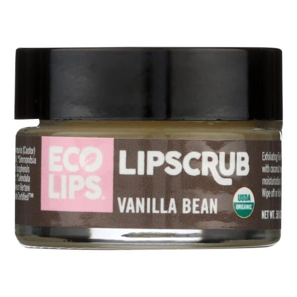Ecolips Organic Lip Scrub - Vanilla Bean - Case of 6 - 0.5 oz. - Image 2