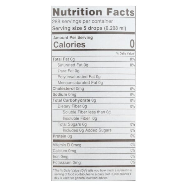 Sweet Leaf Liquid Stevia Chocolate Raspberry - 2 fl oz - Image 3