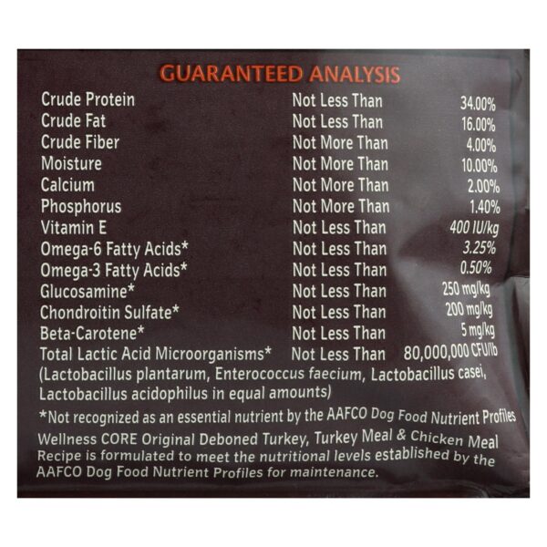 Wellness Pet Products Dog Food - Original Formula - Case of 6 - 4 lb. - Image 2