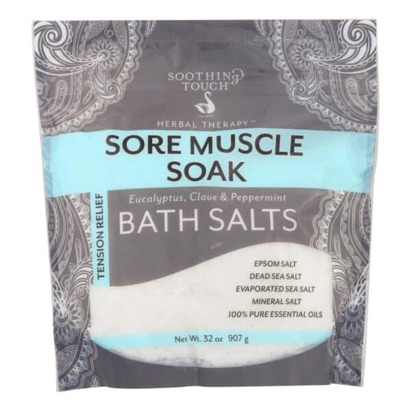 Soothing Touch Bath Salts - Sore Muscle Soak - 32 oz - Image 2