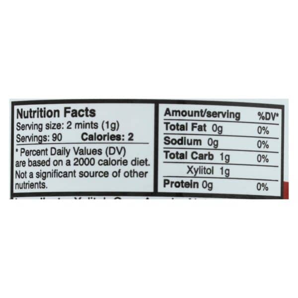 Epic Dental - Xylitol Mints - Cinnamon Xylitol Bottle - 180 ct - Image 2
