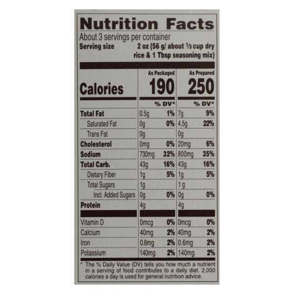 Near East Rice Pilaf Rice - Spanish - Case of 12 - 6.75 oz. - Image 3