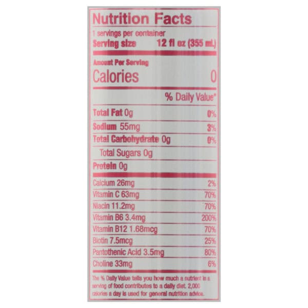 Aspire Healthy Energy - Sparkling Raspberry Acai - Case of 12 - 12 OZ - Image 3