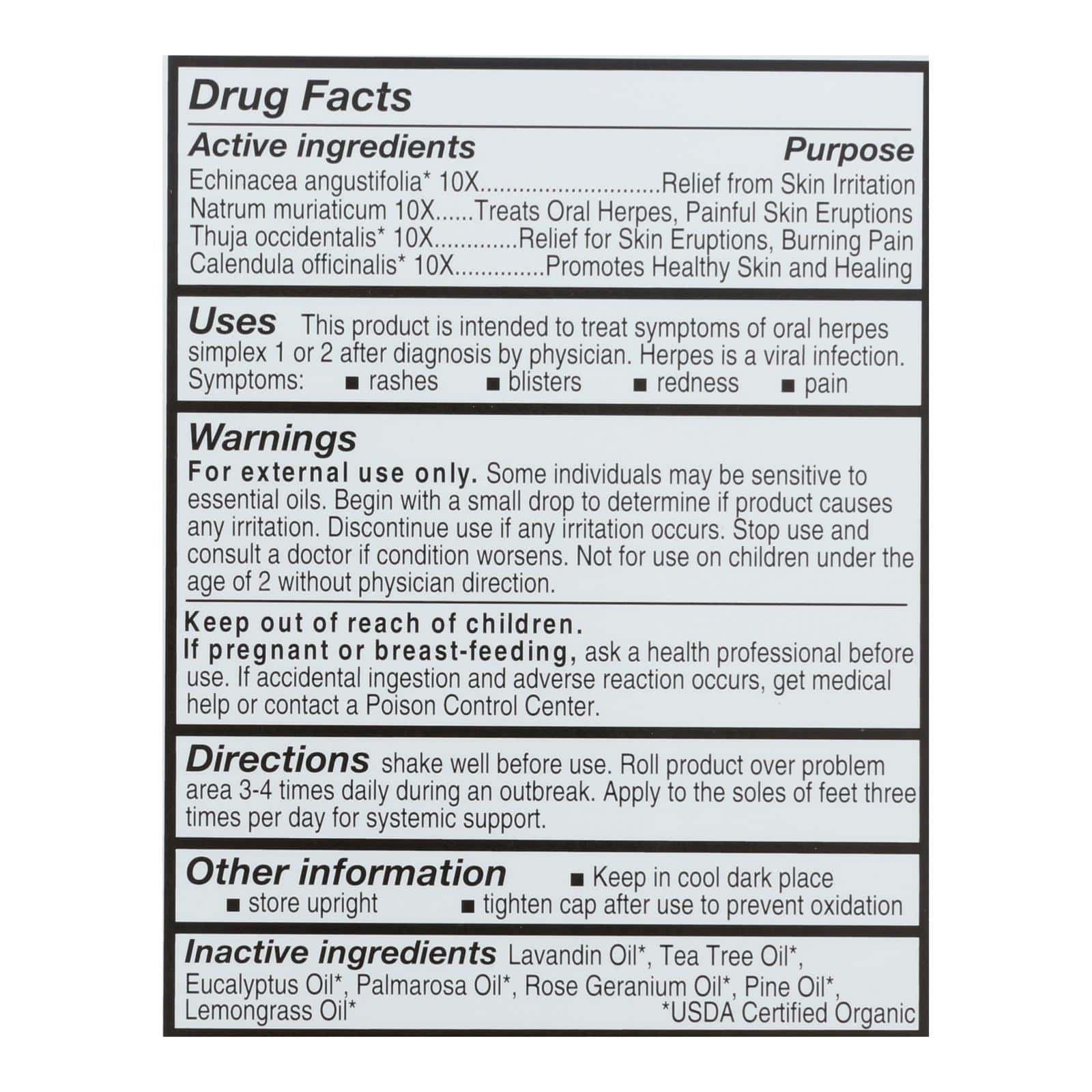 Forces Of Nature - H Balm Control Xs - 1 Each - 4 ML - Image 2