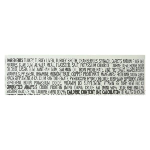 Natural Protein-Rich Purrky Turkey Recipe Wet Cat Food  - Case of 24 - 3 OZ - Image 2