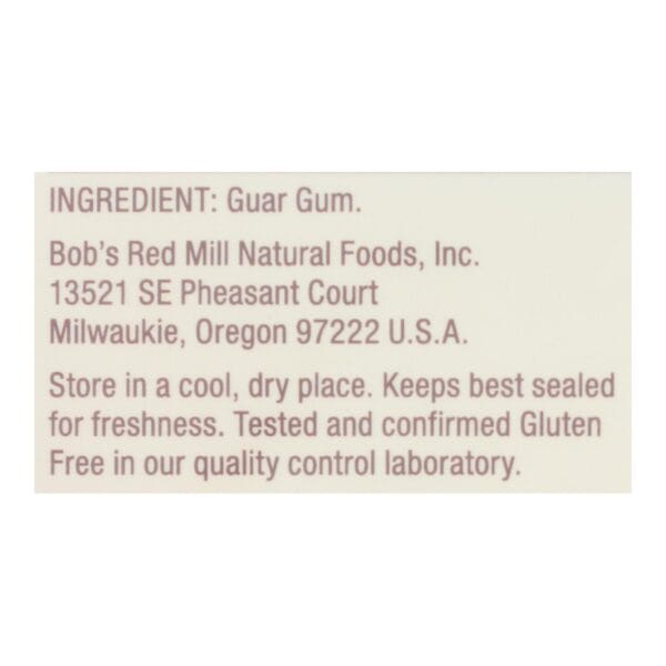 Bob's Red Mill - Guar Gum - Case of 5-8 OZ