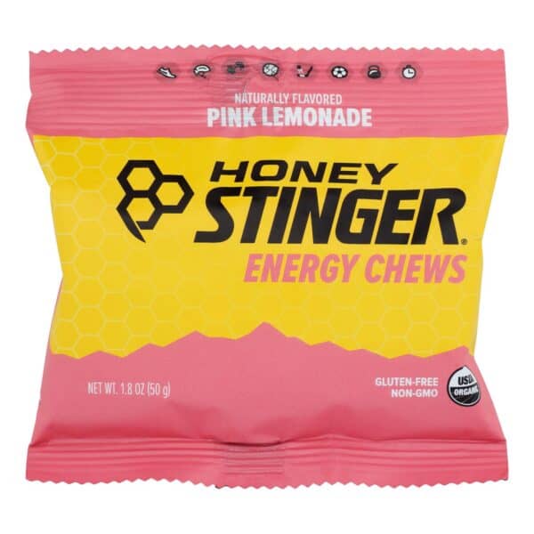 Honey Stinger Energy Chews - Pink Lemonade - Case of 12 - 1.8 oz. - Image 2