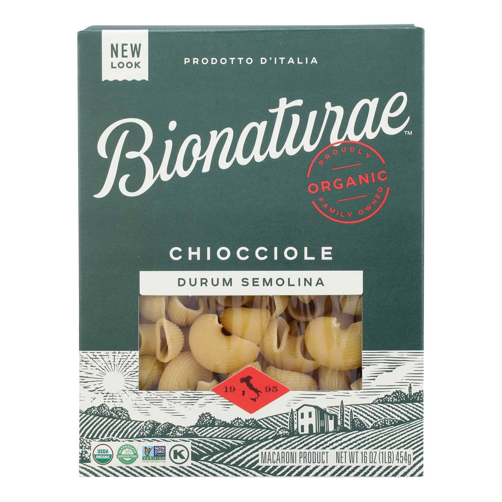 Bionaturae Pasta - Chiocciole - Case of 12 - 16 oz. - Image 2