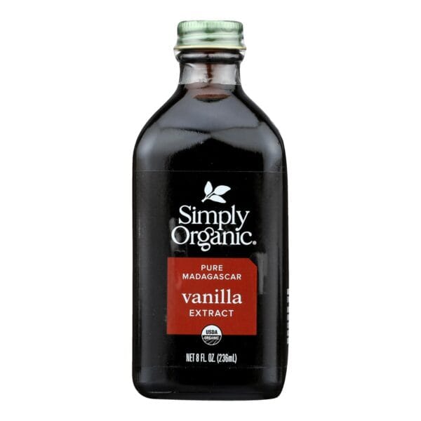 Simply Organic Pure Vanilla Extract - Case of 6 - 8 Fl oz.