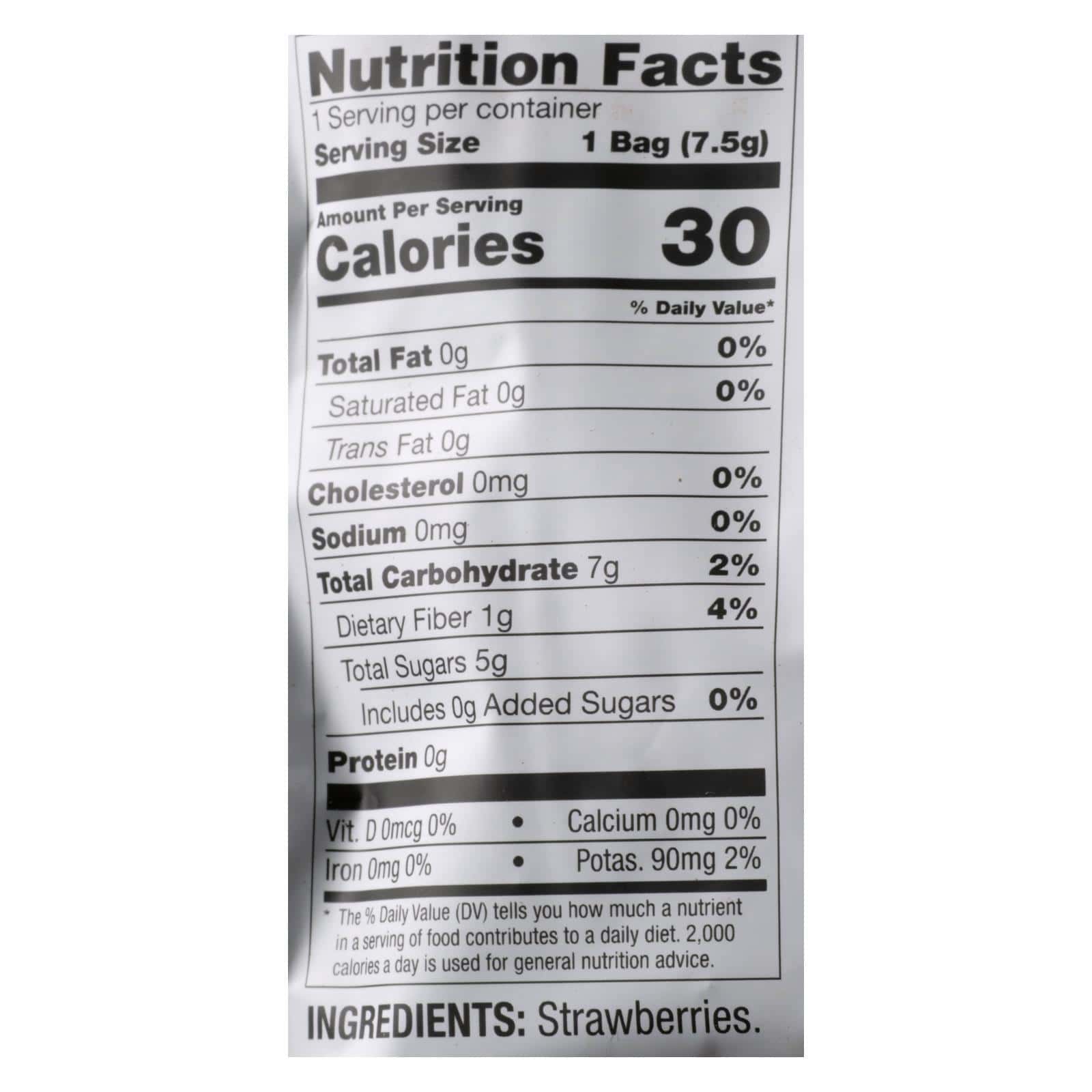 Brothers All Natural - Fruit Crisps - Strawberry - Case of 24 - 0.26 oz. - Image 2