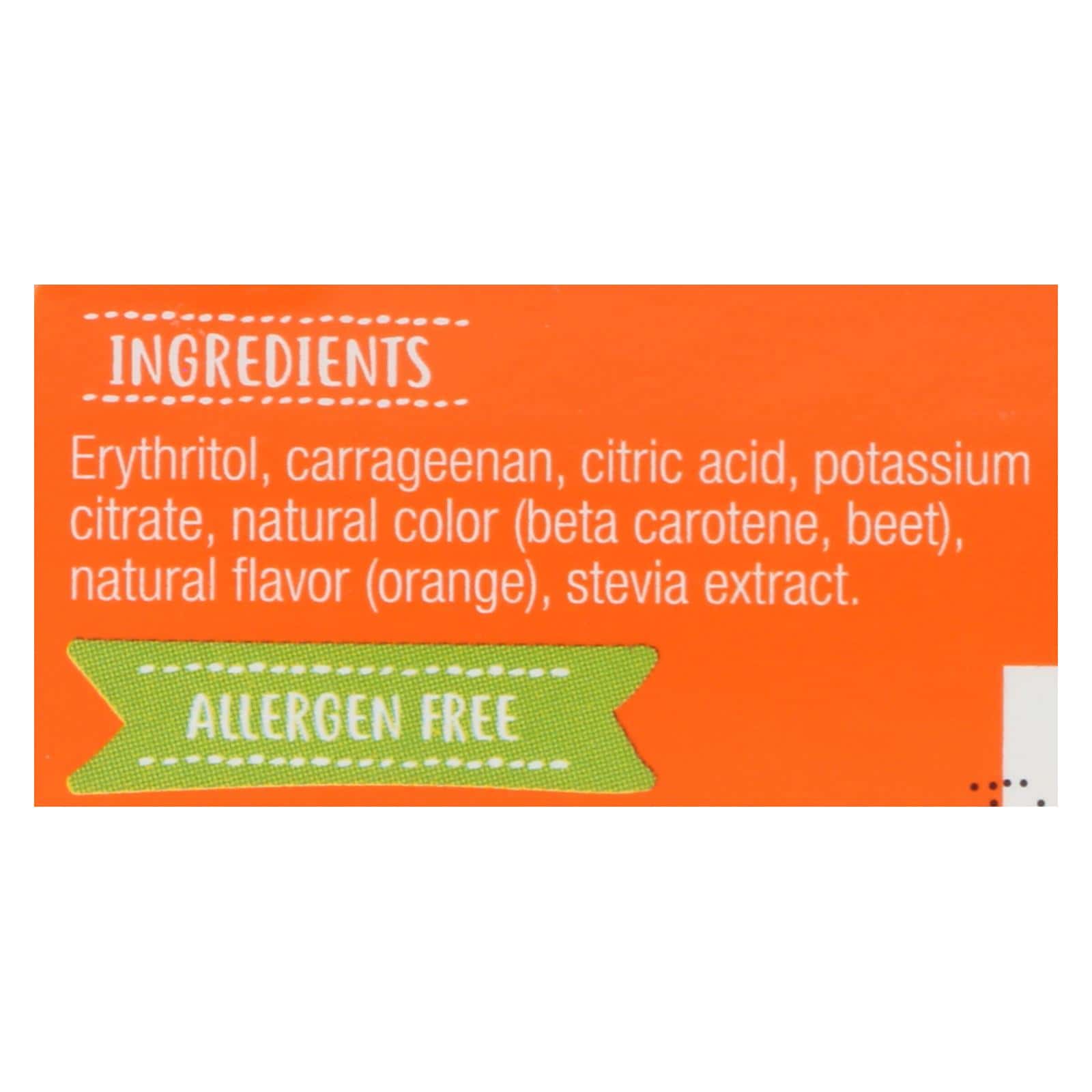 Simply Delish Natural Jel Dessert - Orange - Case of 6 - 1.6 oz. - Image 3