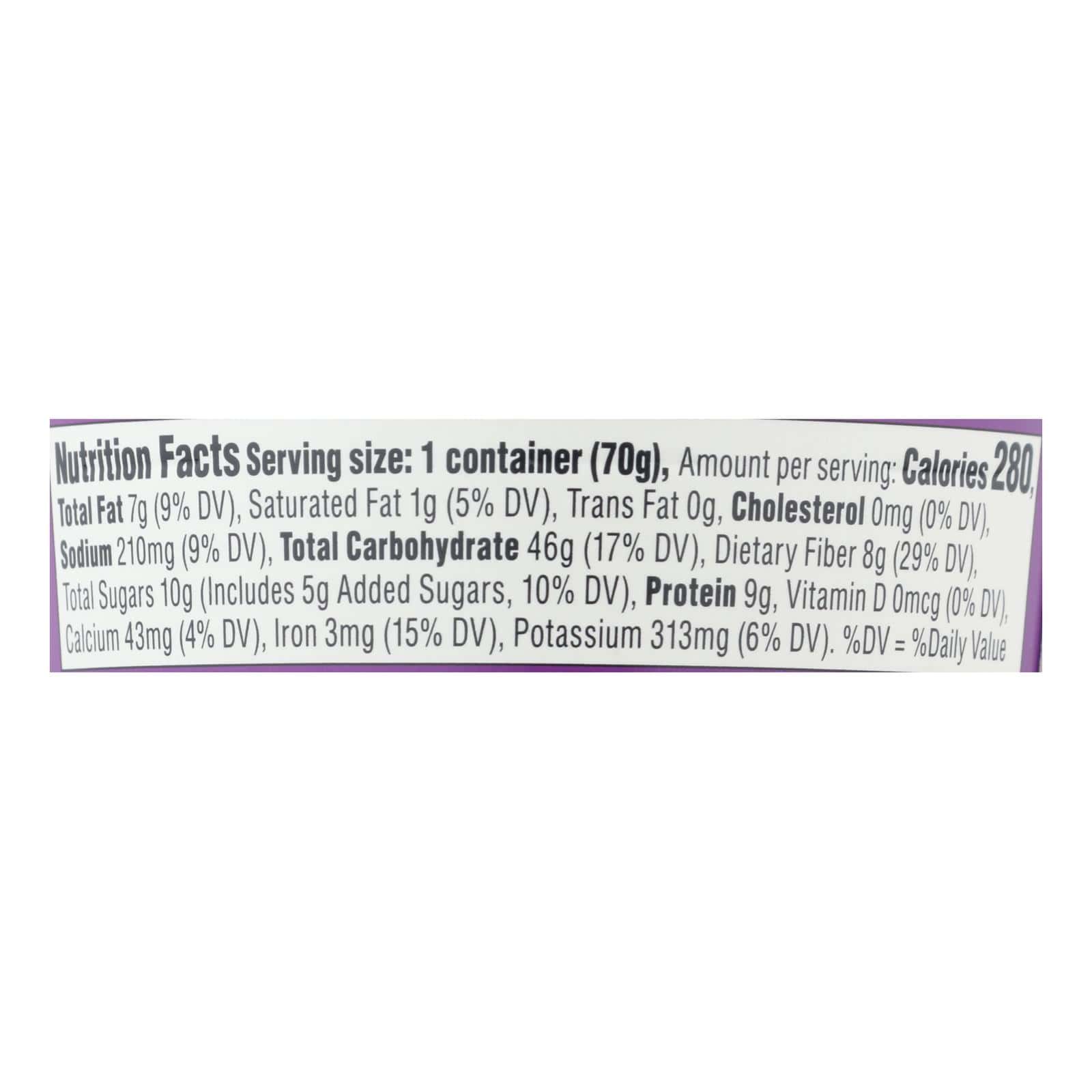 Bob's Red Mill - Oatmeal Cup - Organic Fruit and Seed - Gluten Free - Case of 12 - 2.47 oz - Image 2