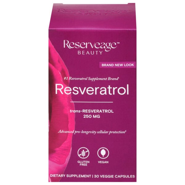 Reserveage Nutrition - Supp Resveratrol 250 Mg - EA of 1-30 VCAP - Image 2
