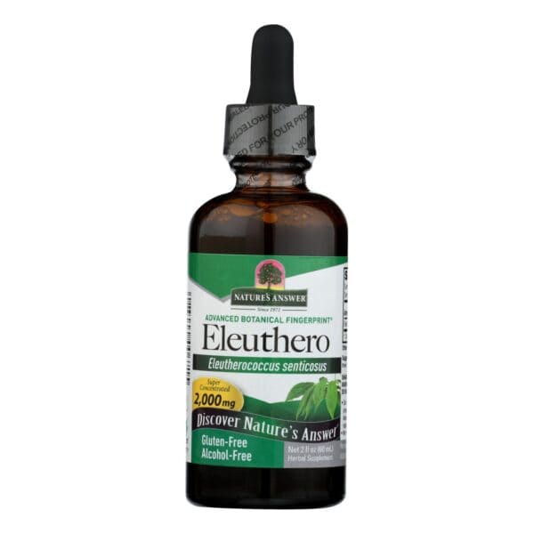 Nature's Answer - Eleuthero Root Alcohol Free - 2 fl oz - Image 2
