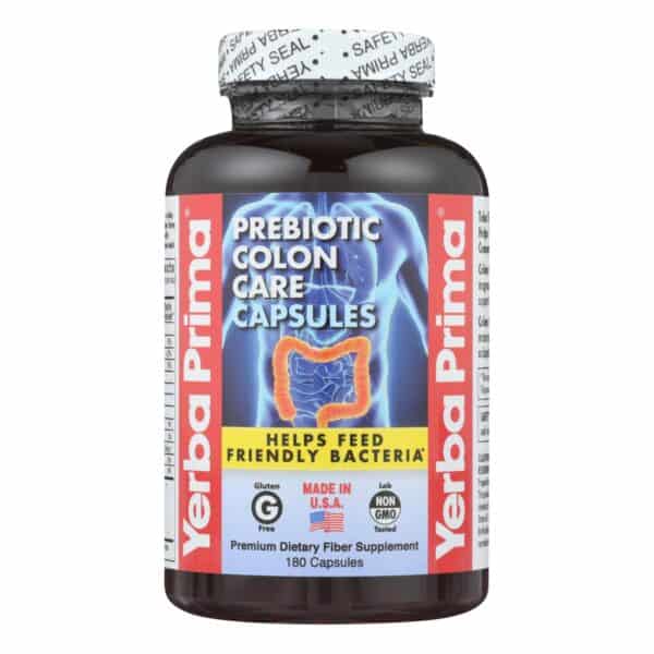 Yerba Prima Colon Care - 625 mg - 180 Capsules - Image 2