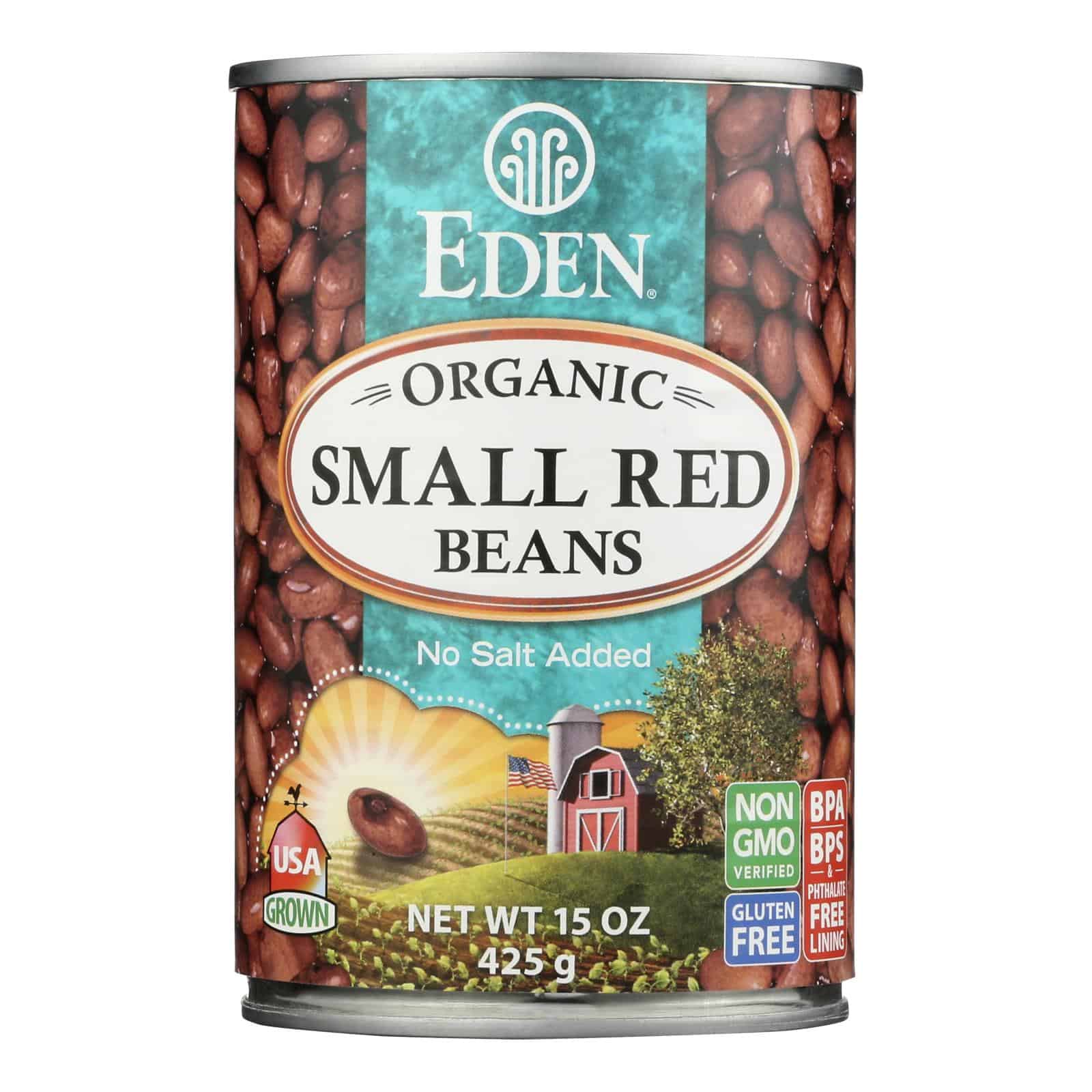 Eden Foods Small Red Beans Organic - Case of 12 - 15 oz. - Image 2
