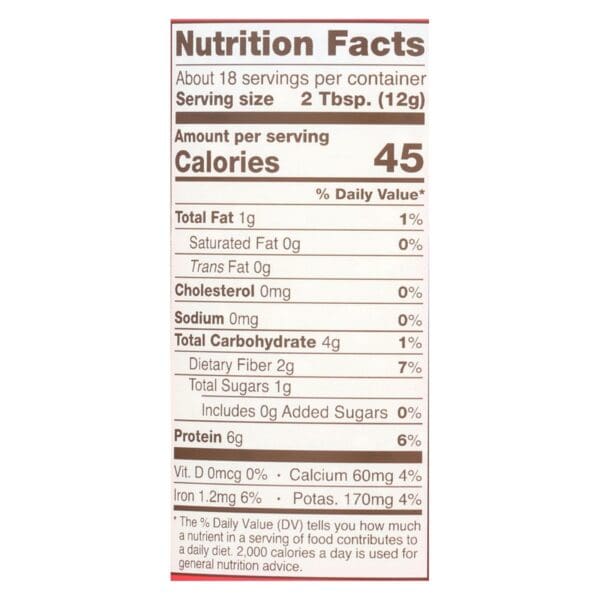 Barney Butter Powdered Almond Butter - Case of 6 - 8 OZ - Image 3