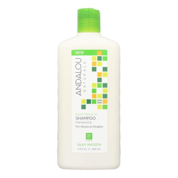 andalou Naturals Silky Smooth Shampoo - Exotic Marula Oil - 11.5 fl oz - Image 2