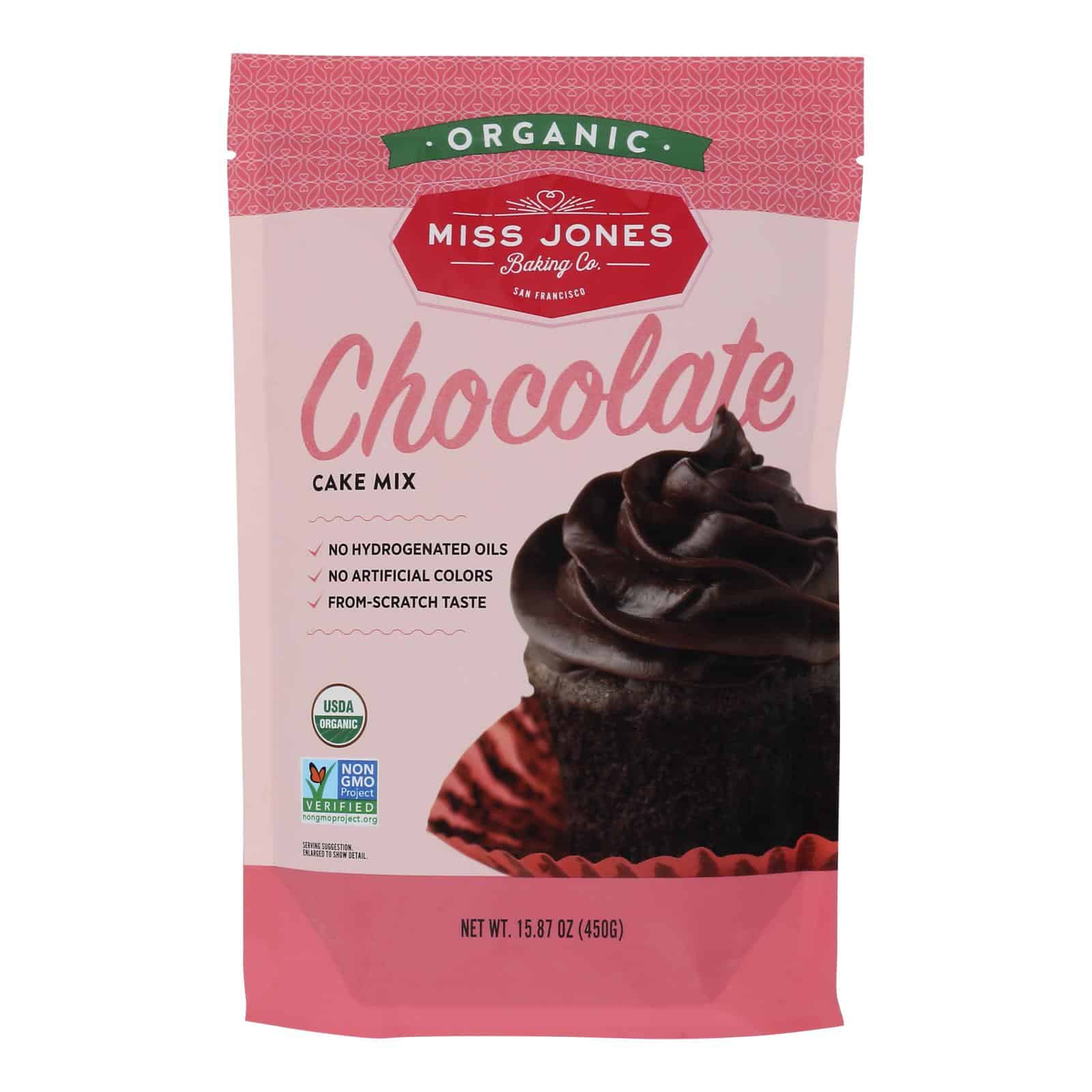 Miss Jones Organic Chocolate Cake Mix - Case of 6 - 15.87 OZ - Image 3