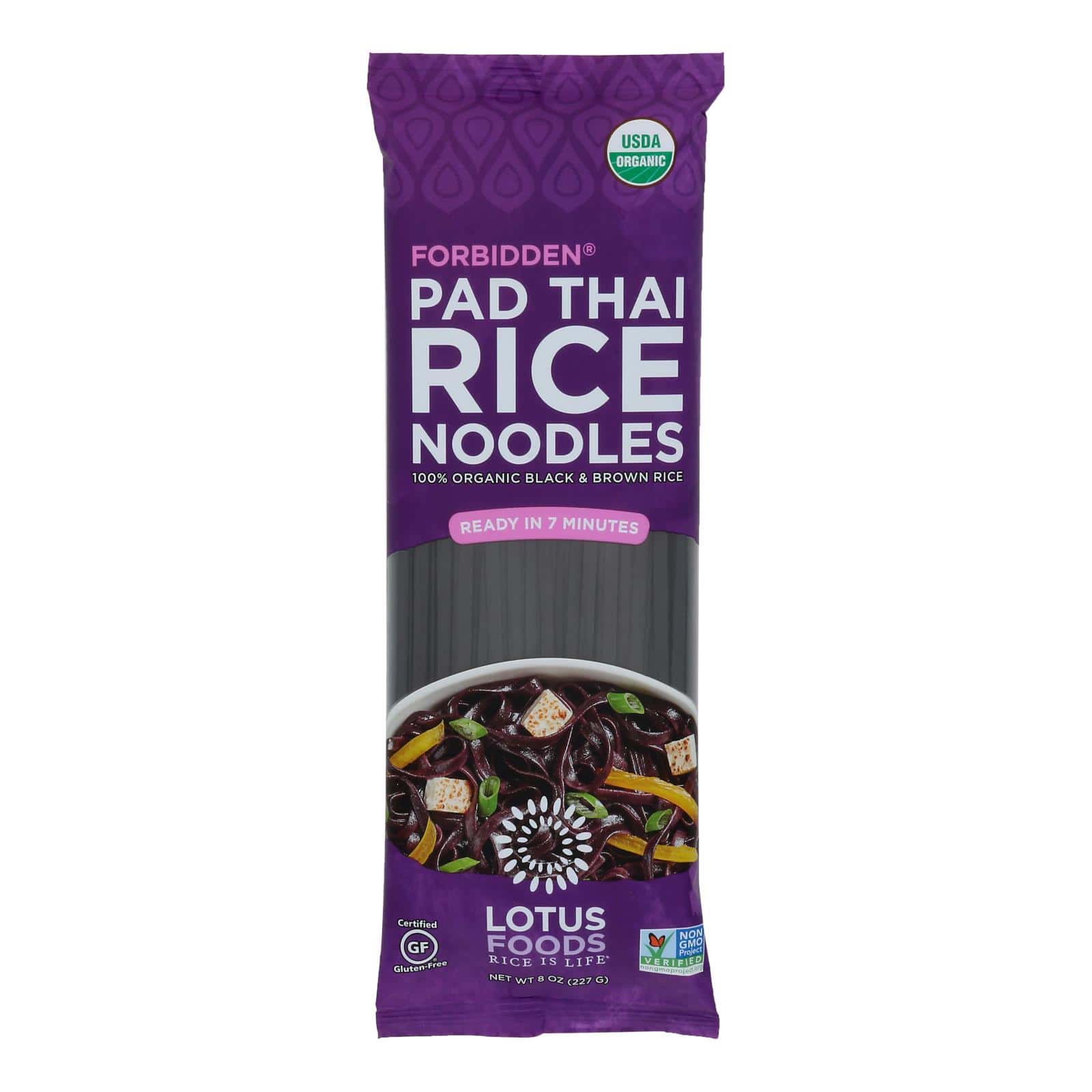 Lotus Foods Noodles - Organic - Forbidden Pad Thai - Case of 8 - 8 oz - Image 3