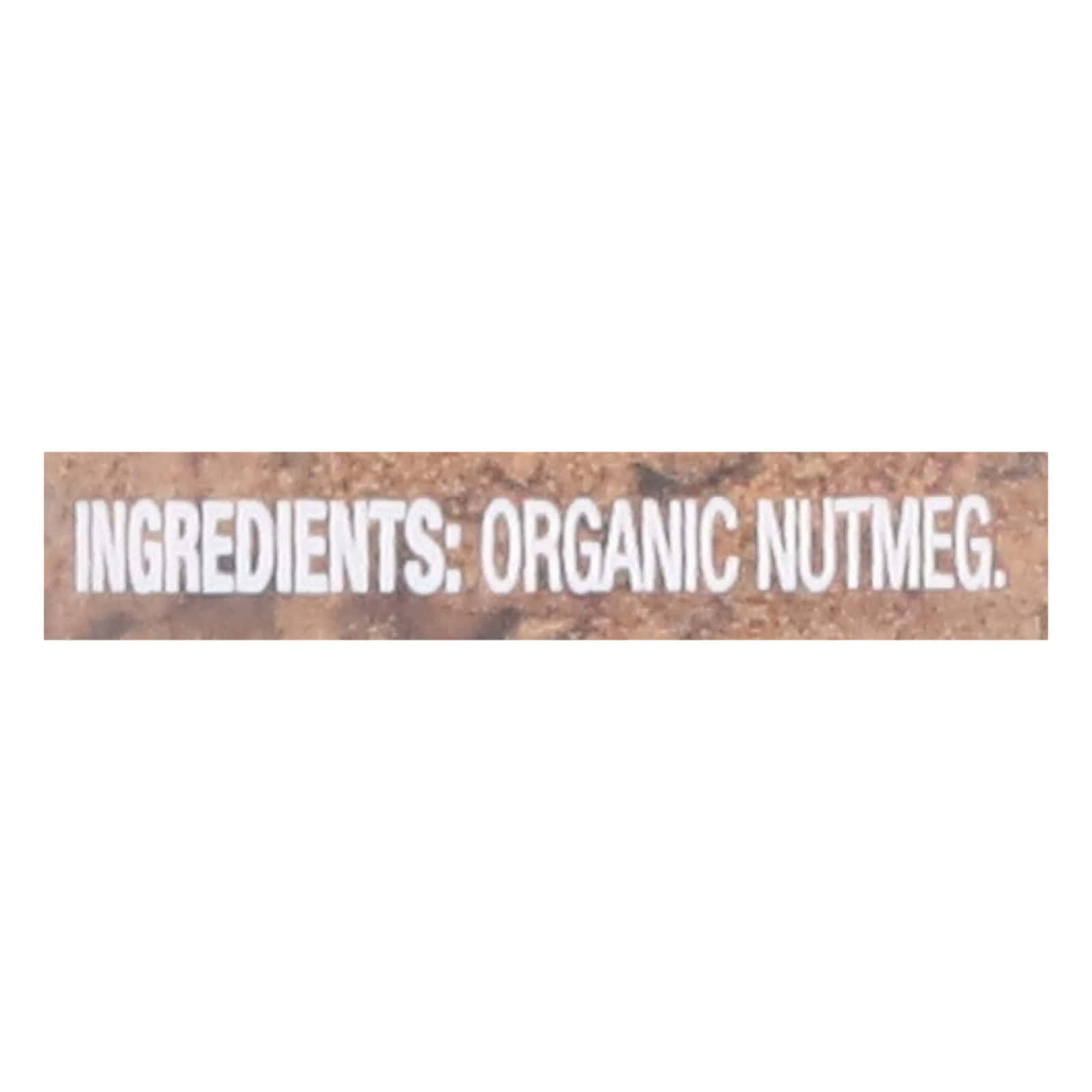 Simply Organic Nutmeg - Organic - Ground - .53 oz - Case of 6 - Image 2