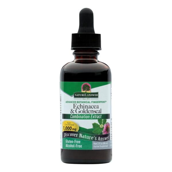 Nature's Answer - Echinacea and Goldenseal Alcohol Free - 2 fl oz - Image 2