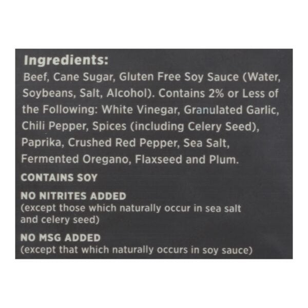 Krave Beef Jerky - Garlic Chili Pepper - Case of 8 - 2.7 oz